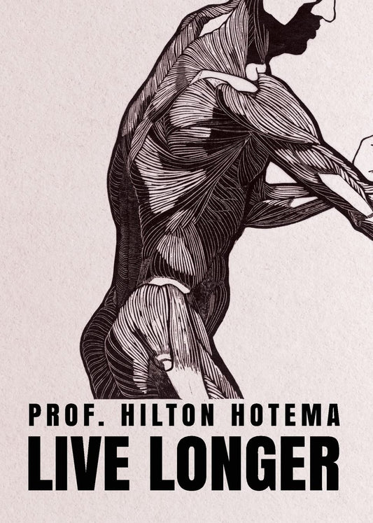 Live Longer by Professor Hilton Hotema - Paperback Edition Book Cover