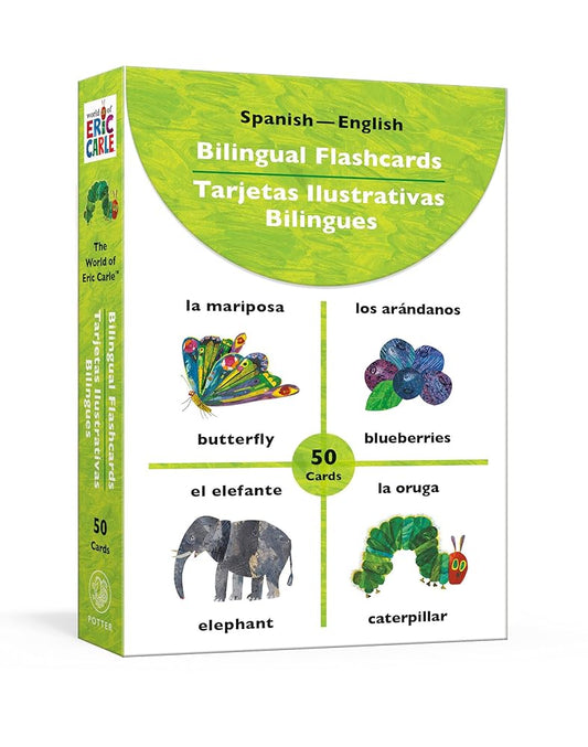 The World of Eric Carle Bilingual Flashcards: 50 Cards in English and Spanish cover image