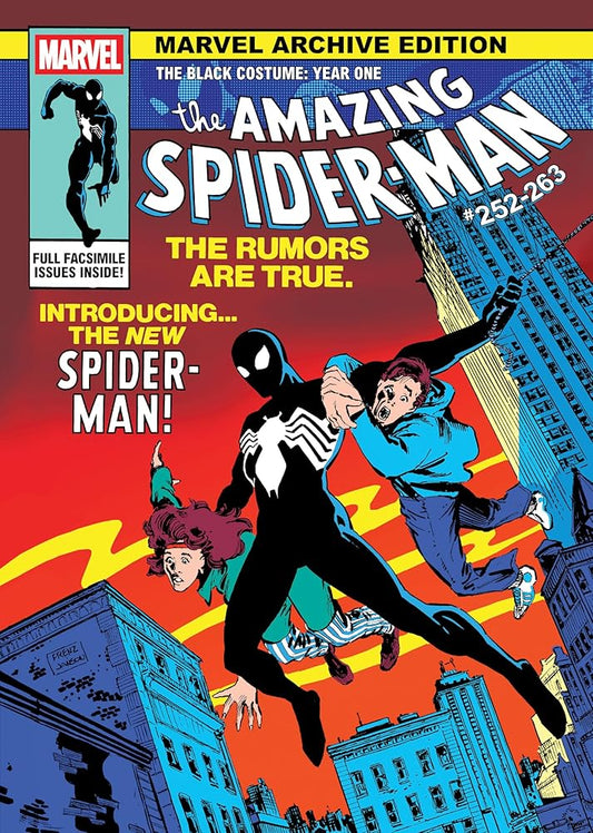 Marvel Archive Edition: Amazing Spider-Man - The Black Costume: Year One Gallery Edition Ron Frenz Original First Issue Cover cover image