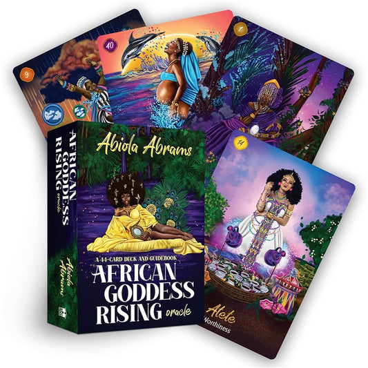 African Goddess Rising Oracle: A 44-Card Deck and Guidebook cover image