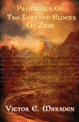 The Protocols of the Learned Elders of Zion by Marsden, Victor E - Paperback Edition Book Cover