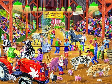4 H Fair 300 Piece Jigsaw Puzzle by SunsOut