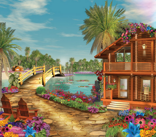 SunsOut Island Dreams 300-piece Jigsaw Puzzle
