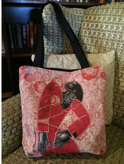 Definitely Diva Woven Tote Bag