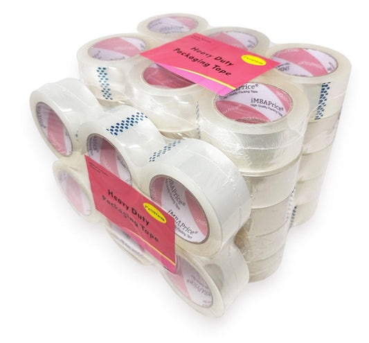 iMBAPrice Sealing Tape - Premium 110 Yards Long 2" Wide Ultra Clear Shipping Packaging Tape