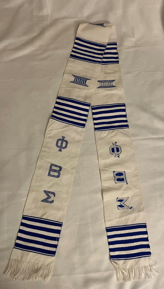White Phi Beta Sigma Stole