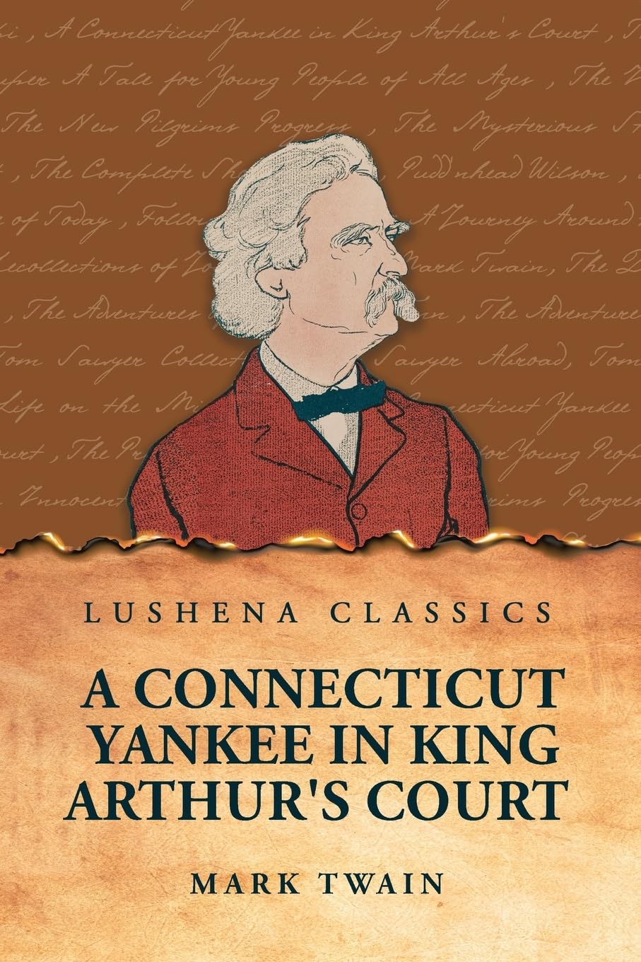 A Connecticut Yankee in King Arthur's Court by Mark Twain - Paperback Edition Book Cover