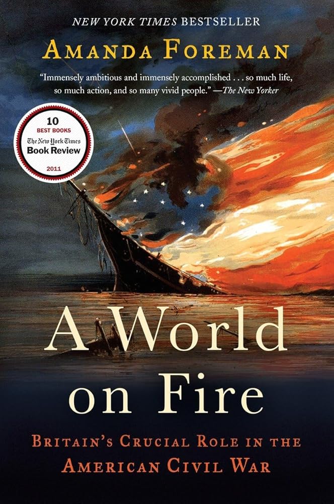 A World on Fire: Britain's Crucial Role in the American Civil War cover image