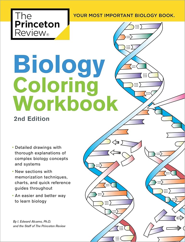 Biology Coloring Workbook, 2nd Edition: An Easier and Better Way to Learn Biology cover image