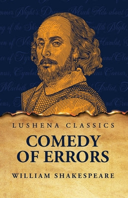 Comedy of Errors by William Shakespeare - Paperback Edition Book Cover