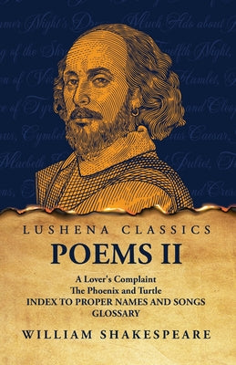 POEMS II by William Shakespeare - Paperback Edition Book Cover