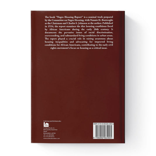 Negro Housing Report of the Committee on Negro Housing by Charles S. Johnson