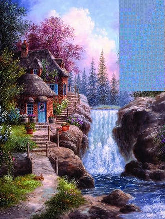 Tranquility Falls - 1000 pc Jigsaw