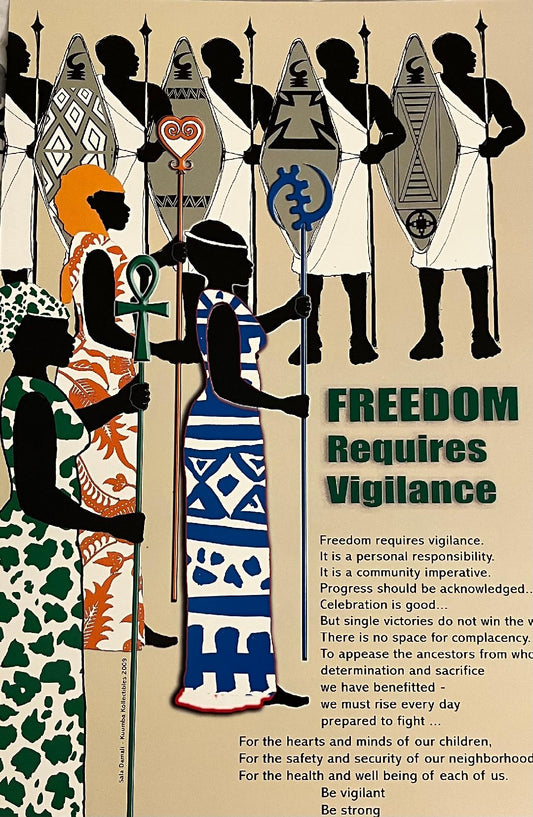 Freedom Requires Vigilance Poster