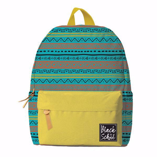 Turquoise/Orange Backpack Set