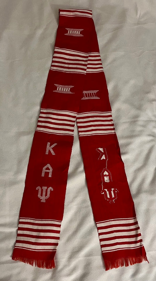 Red Kappa Alpha Psi Stole